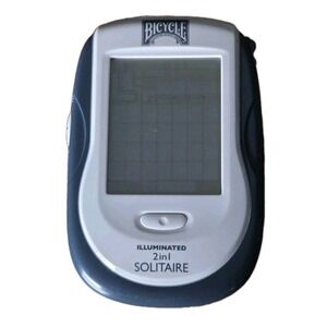 Bicycle Illuminated Solitaire Handheld Electronic Game 2-in-1 2006 Techno Source